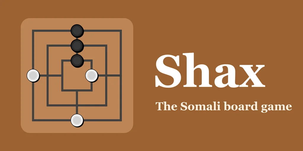Shax banner: the Somali board game